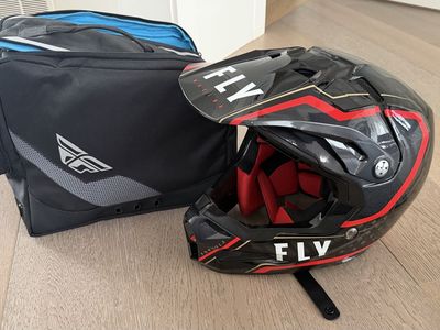 Fly Racing Carbon Formula Helmet NEW