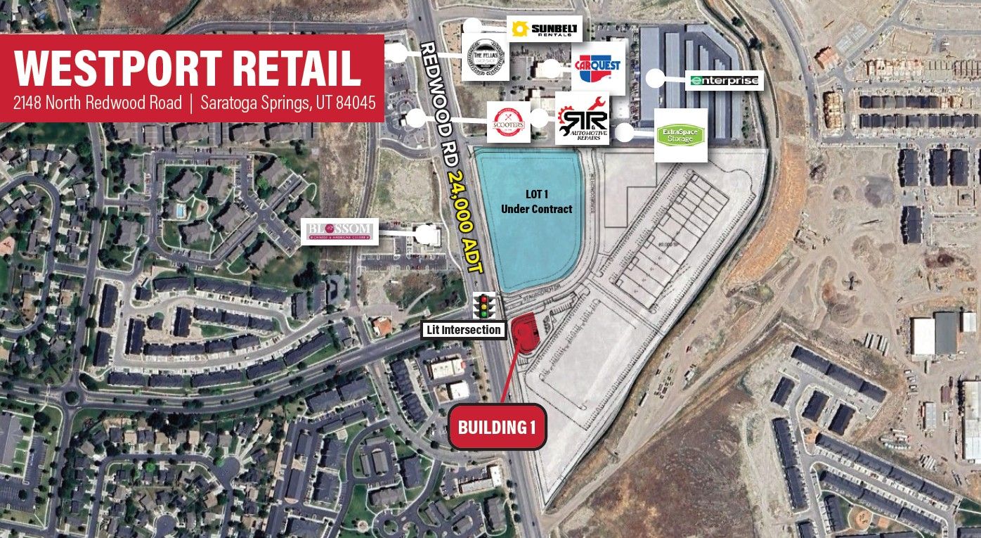 Westport Retail - 4,040 SF/3.76 AC - Saratoga Springs, UT