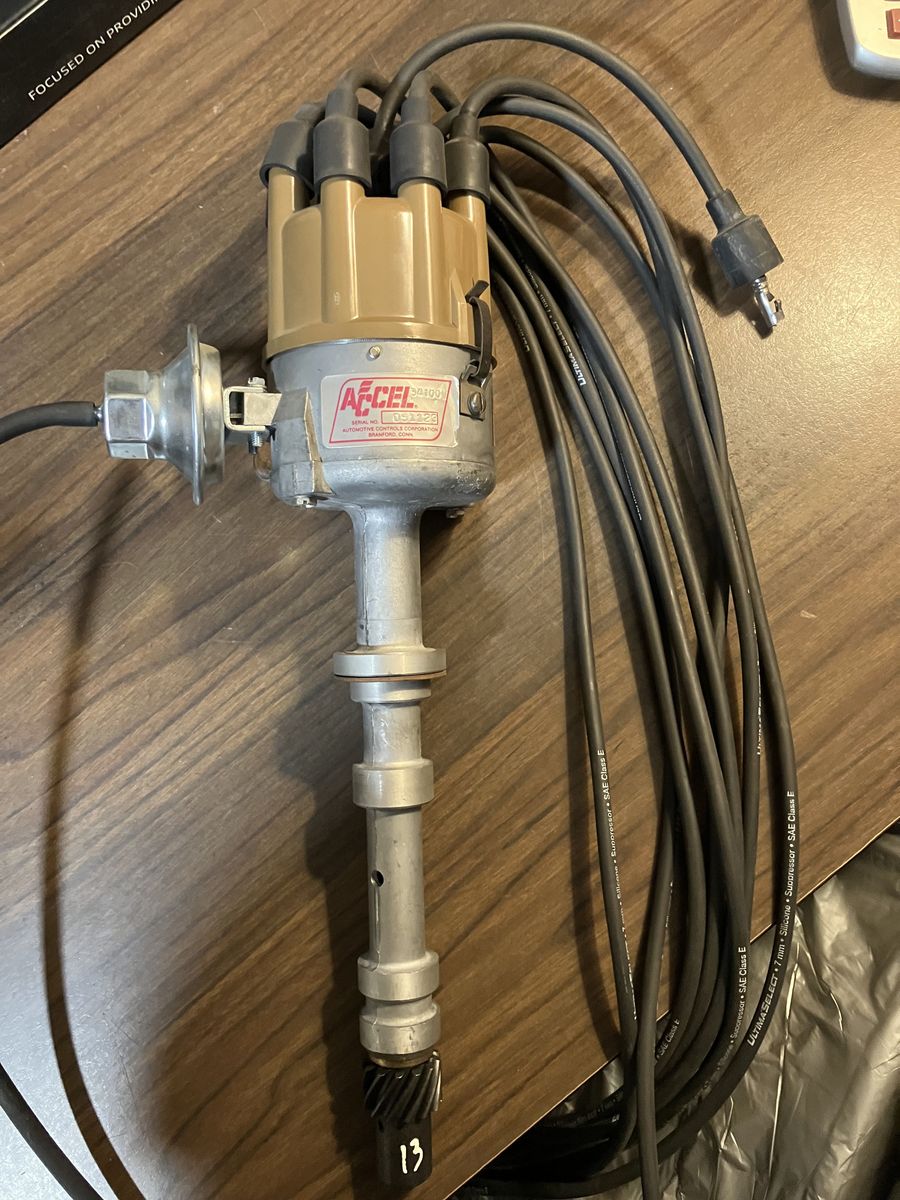 ACCEL Dual Point Distributor 34100 for Chevy Small Block, Part #D51123 (EMP Proof)