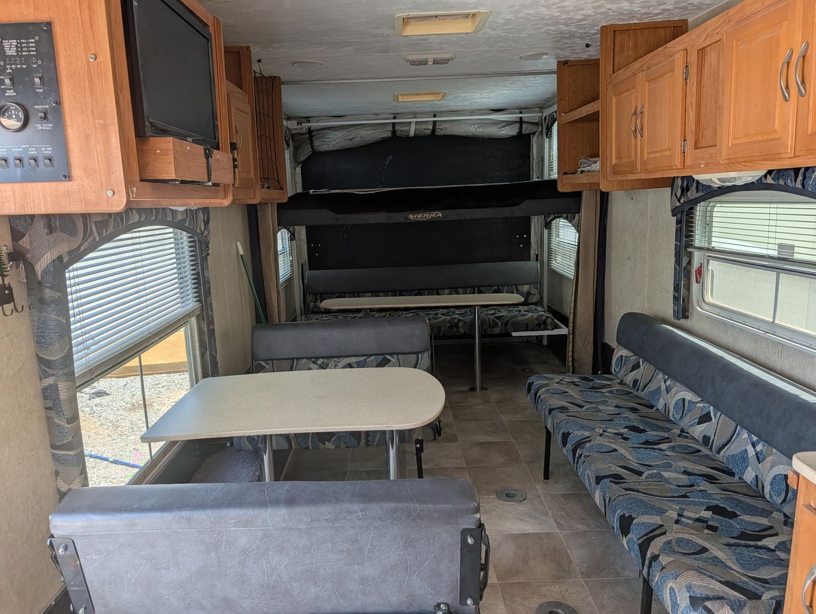 Forest River Sierra Toy Hauler Travel Trailer RV - Used Good Condition