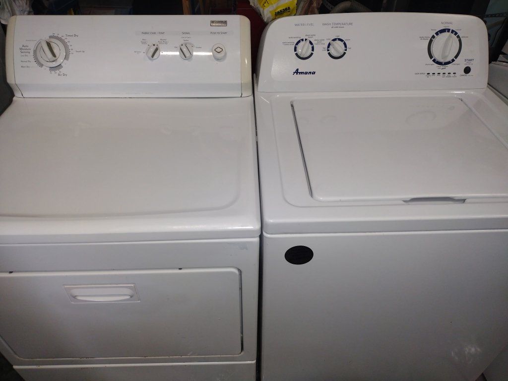 Amana Washer and Kenmore Electric Dryer