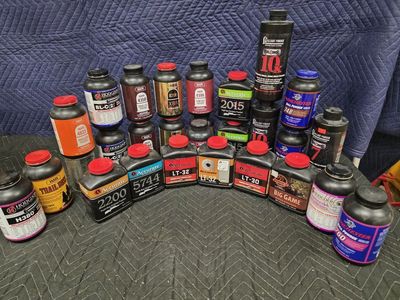 Unopened Reloading Powders