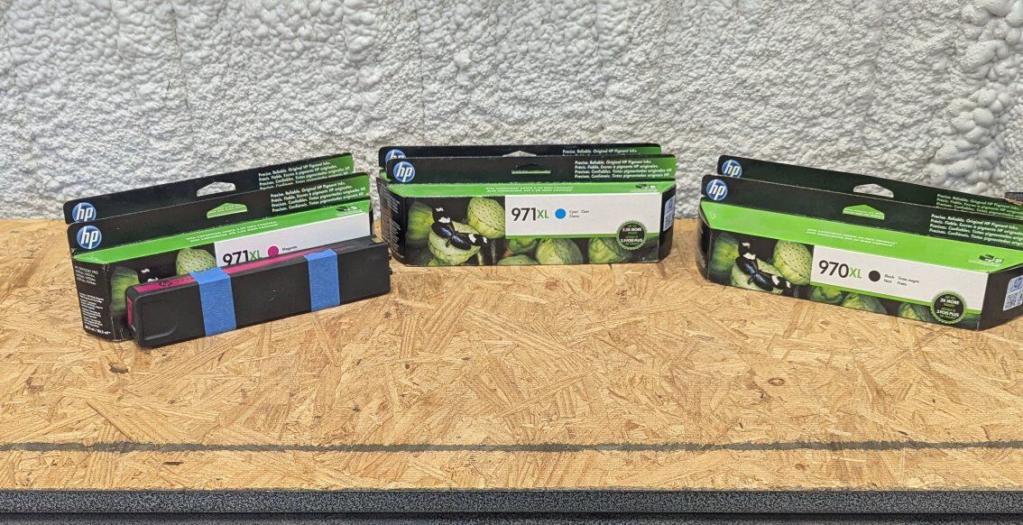 HP Printer Ink 970XL and 971XL