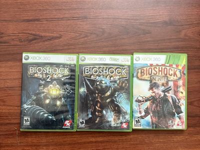 BioShock Trilogy Video Game Lot for Xbox 360 (BioShock, BioShock 2, BioShock Infinite)