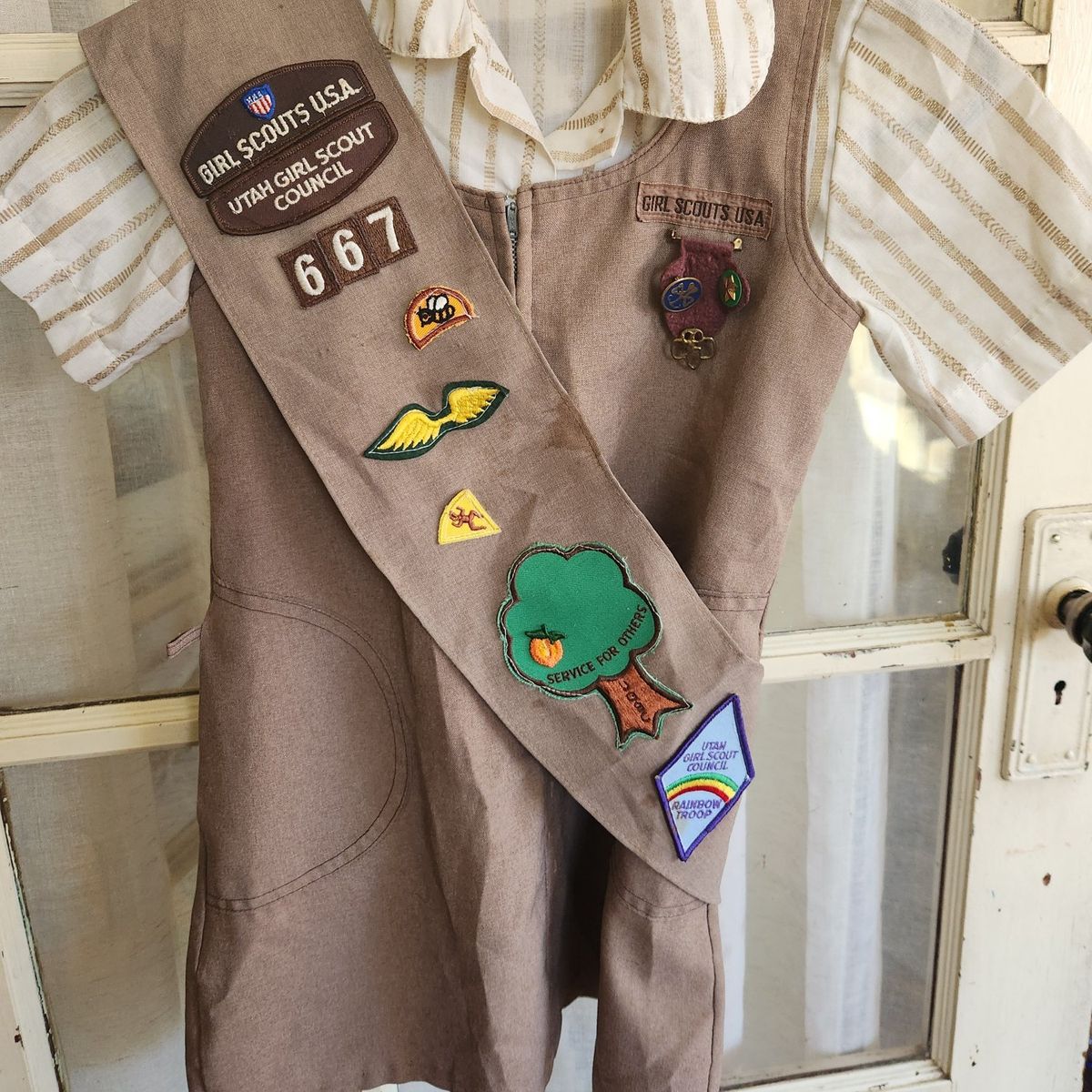 1977 girl scout outfit