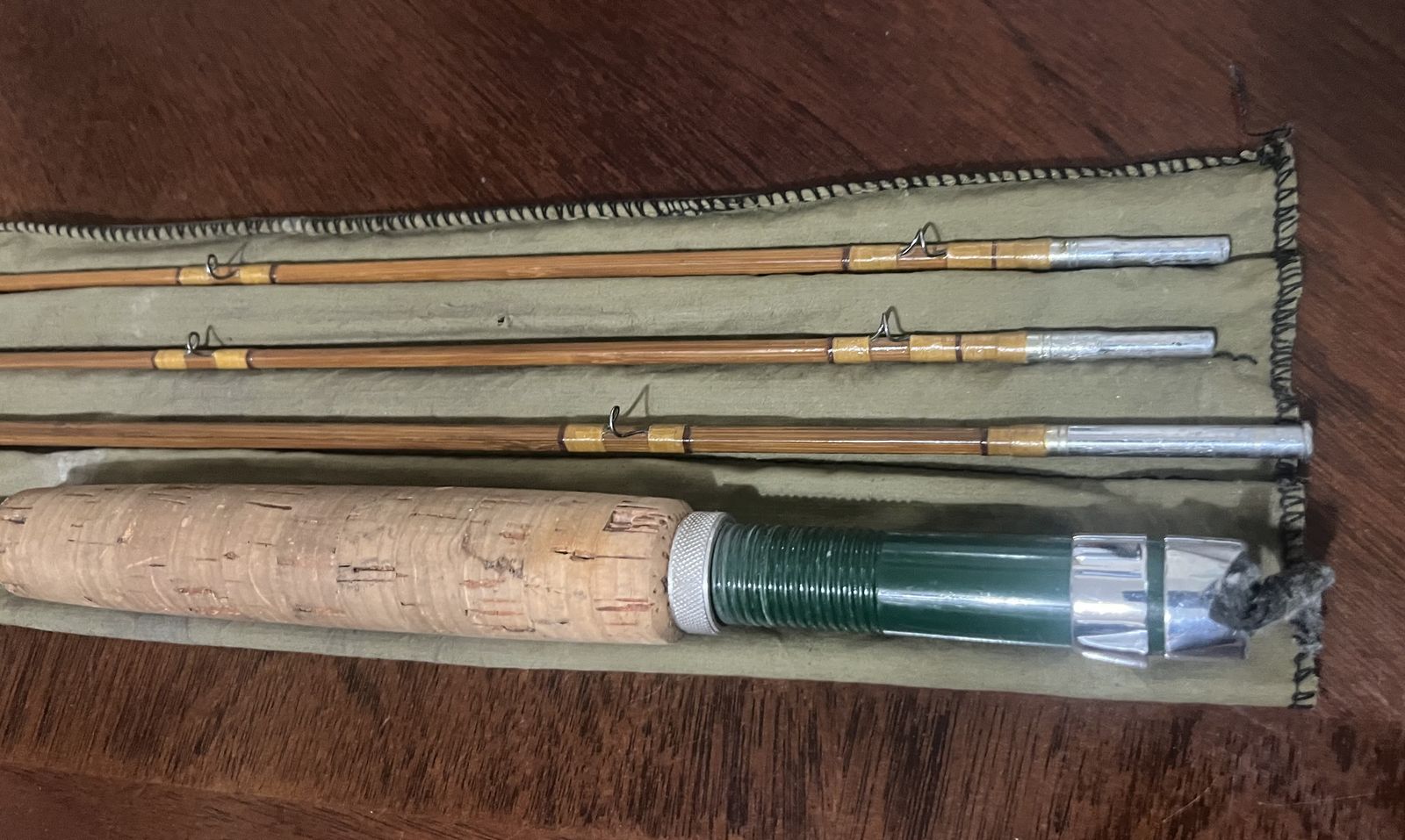 H I Hitest deluxe fly rod