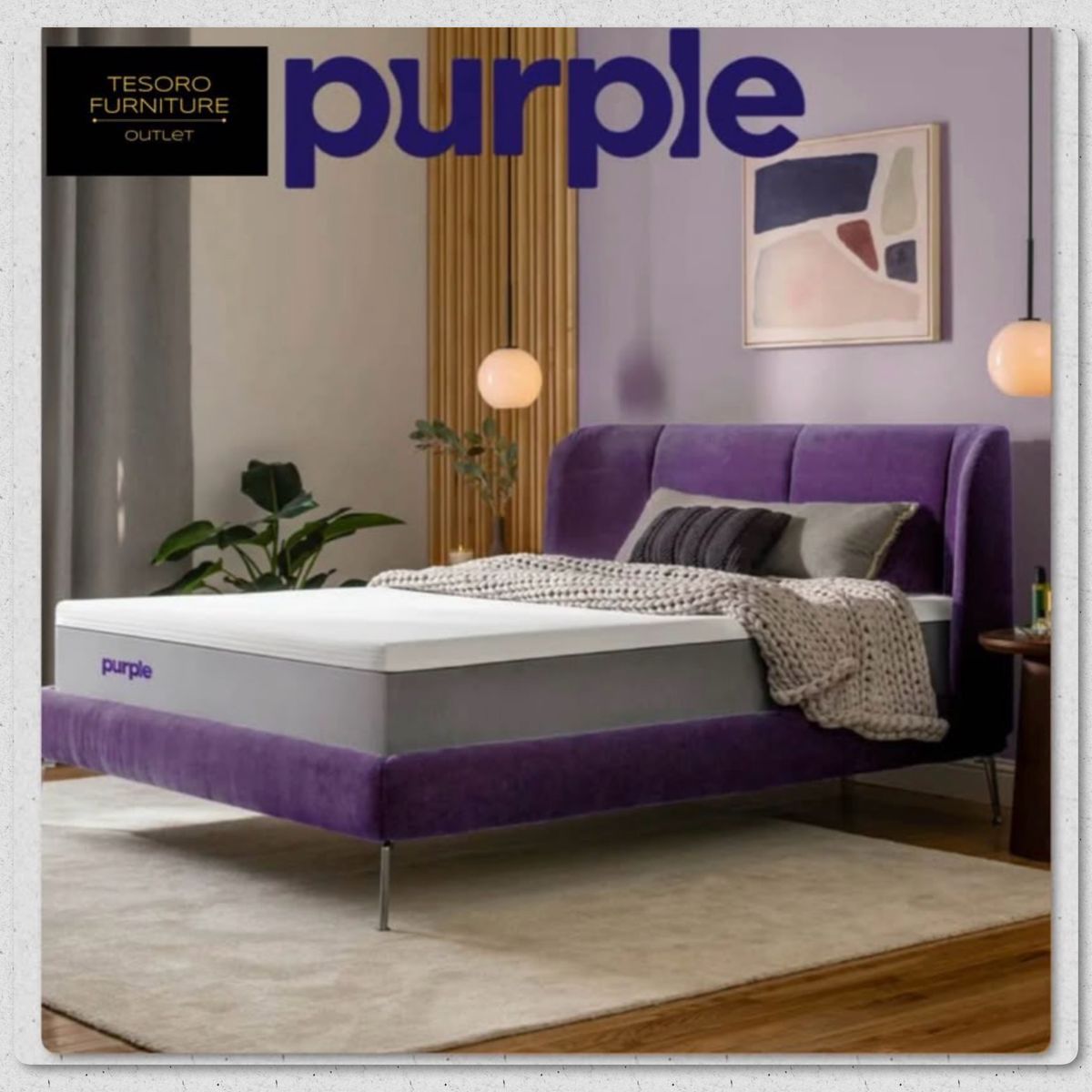 PURPLE QUEEN & KING MATTRESS WE OFFER DELIVERY