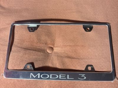 Tesla model 3 license plate holder