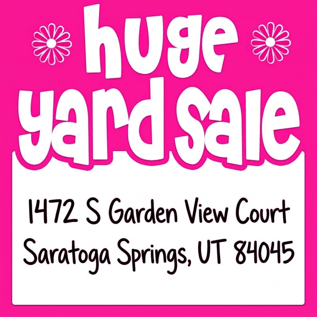 Huge Yard Sale June 6, 2026 8am-1pm