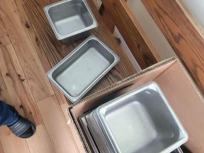 Stainless steel pans
