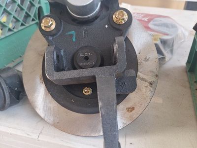 golf cart passenger brake assy.