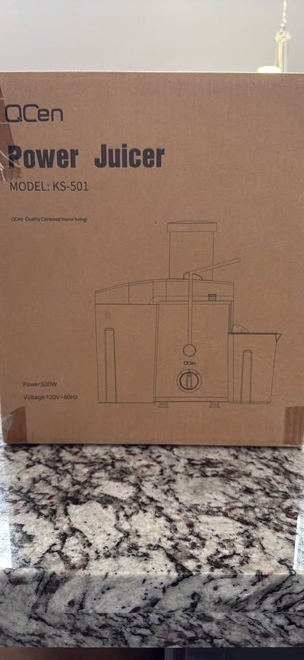 New Qcen Power Juicer KS-501 – 500W Fruit & Vegetable Juicer