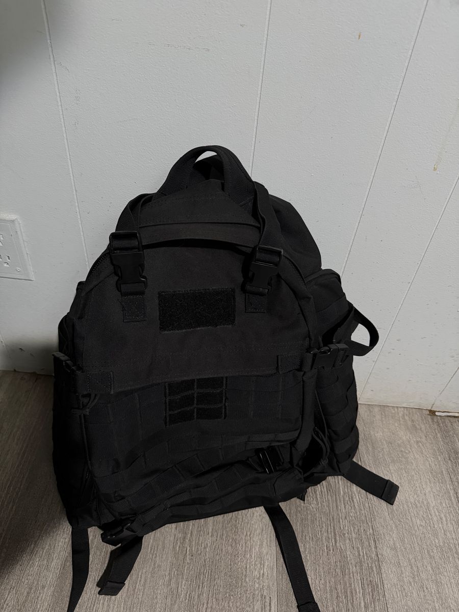Black Tactical Backpack