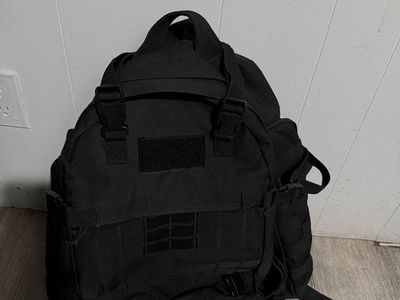 Black Tactical Backpack