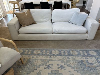 2 modern Article White Couches