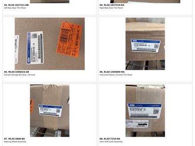 New OEM 2025 Ford F-150 XLT SuperCrew Interior Parts - Door Panels, Steering Wheel, Shifter, Carpet, Seat Covers