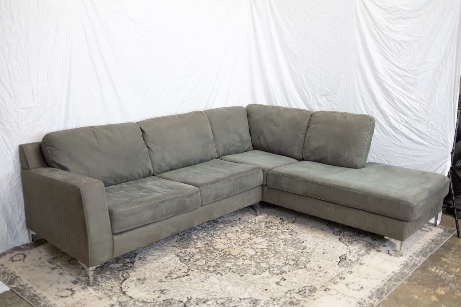 FREE DELIVERY Large Gray Modern Sectional