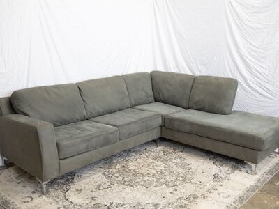 FREE DELIVERY Large Gray Modern Sectional