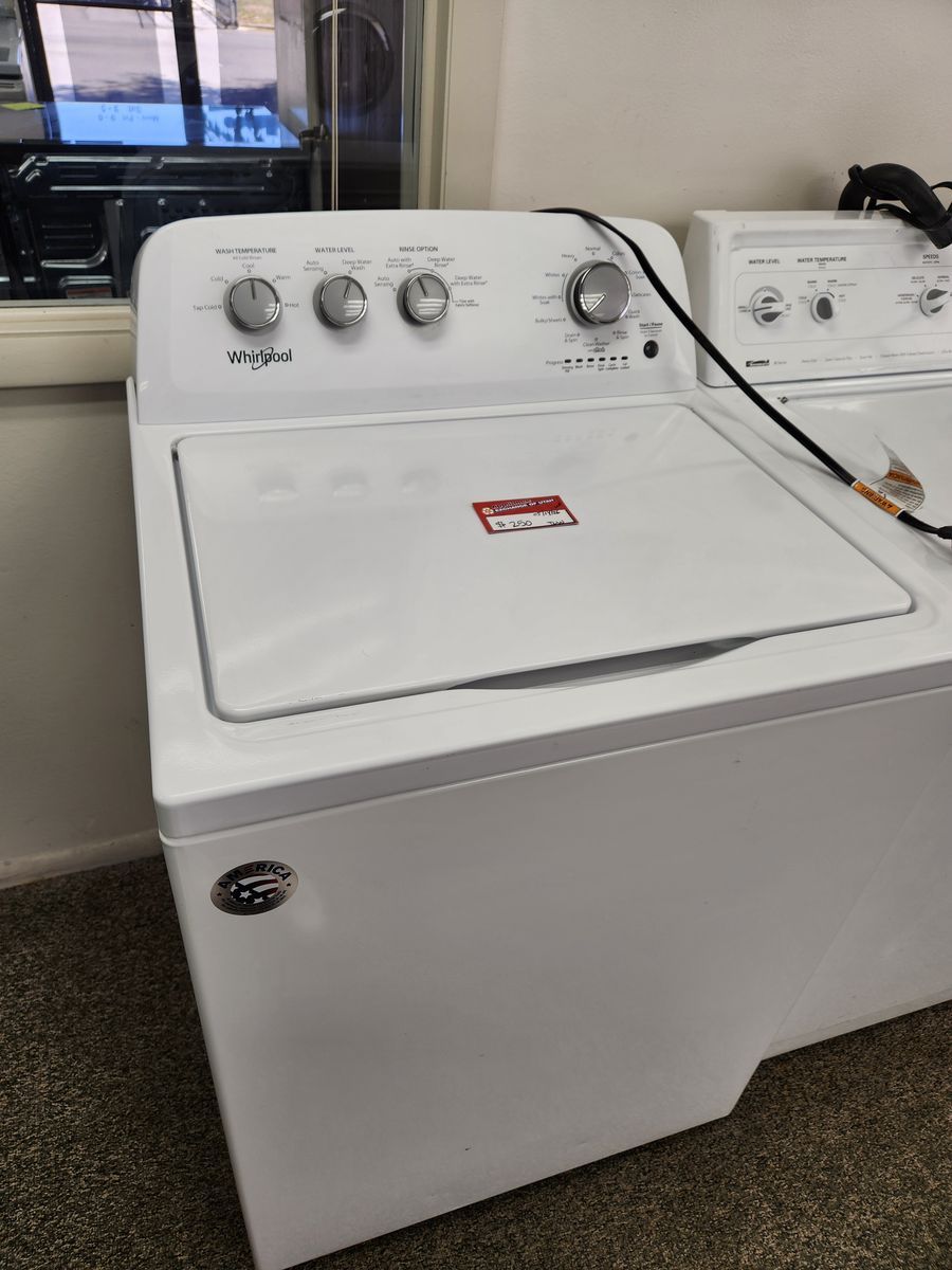 BEAUTIFUL WHIRLPOOL TOPLOAD HE WASHER! W-WARRANTY