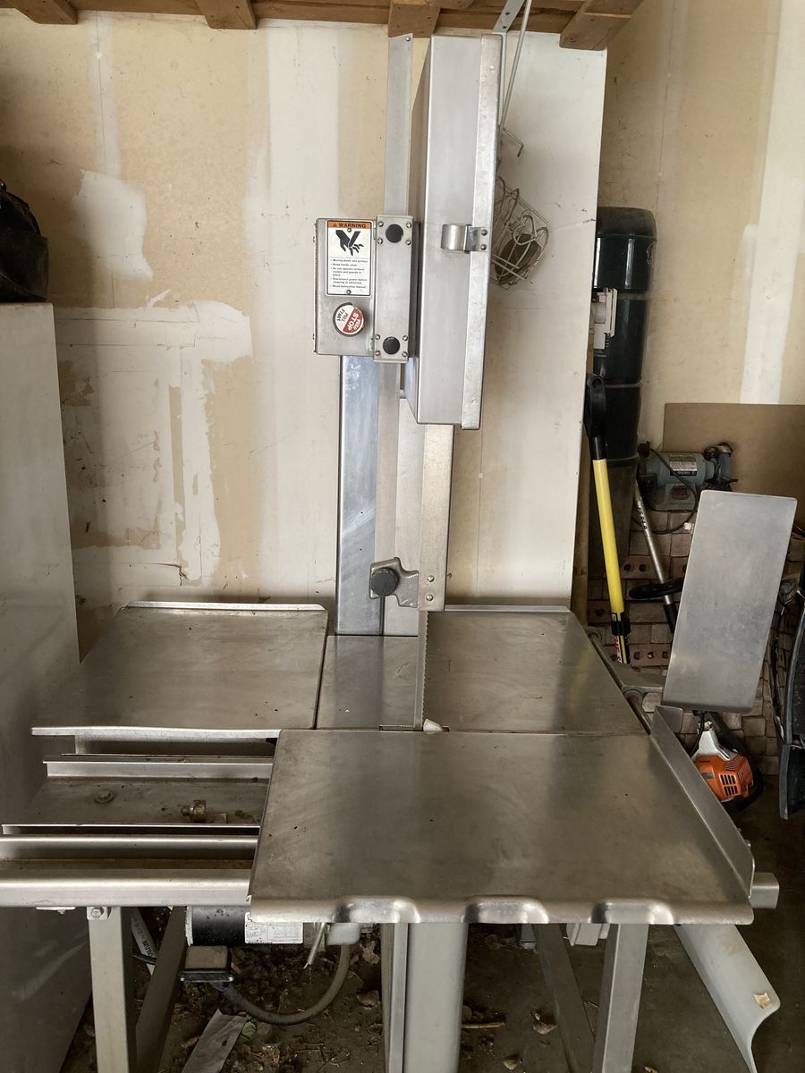 Hobart 5801 Industrial Meat Saw - Heavy Duty Stainless Steel Butcher Band Saw