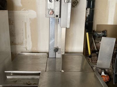 Hobart 5801 Industrial Meat Saw - Heavy Duty Stainless Steel Butcher Band Saw