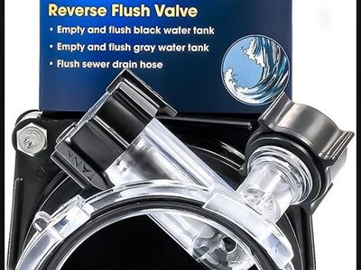 RV tank flush valve