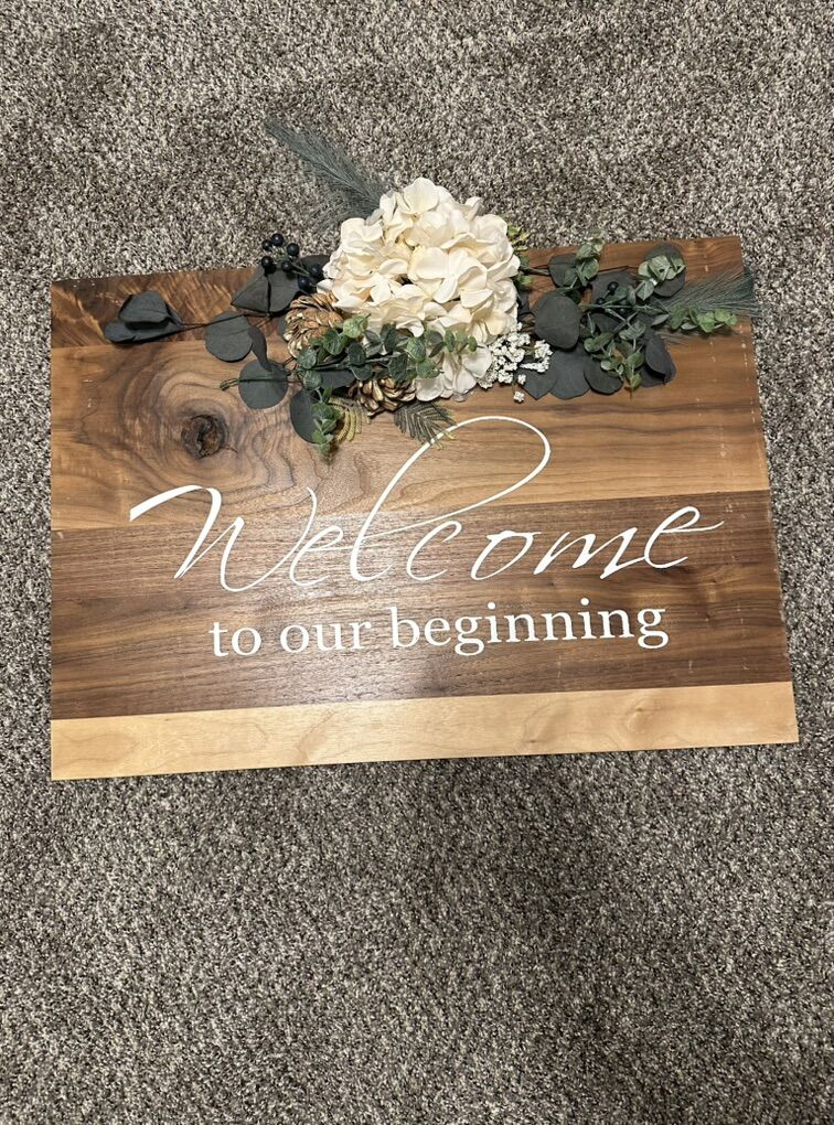 Welcome Sign for weddings **Rental**
