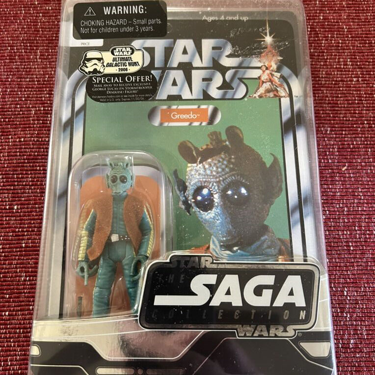 Gredo Star Wars Saga Trilogy Vintage Figure Retro