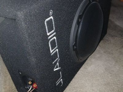 JL Audio MicroSUB CP108LG-W3v3 8" Low-Profile Subwoofer & CT Sounds CT-400.1D Amplifier