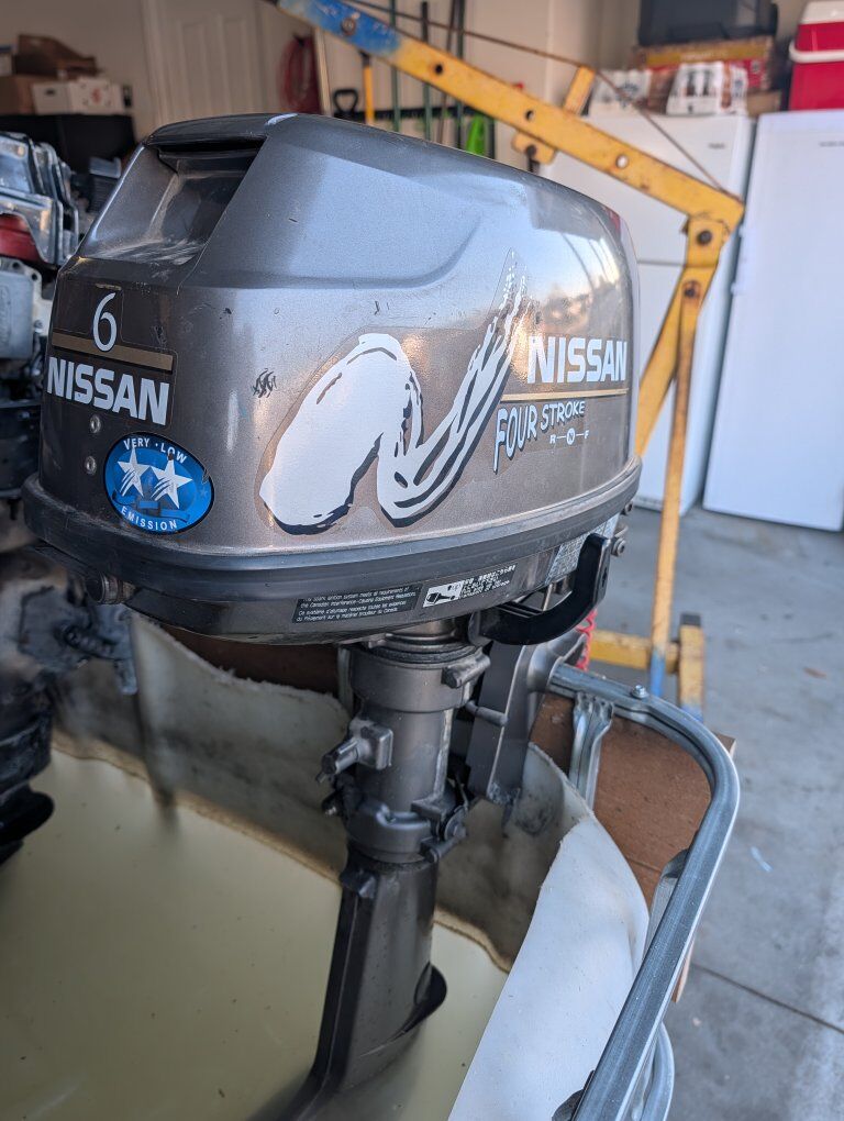 Nissan 6hp 4 Stroke Outboard Motor