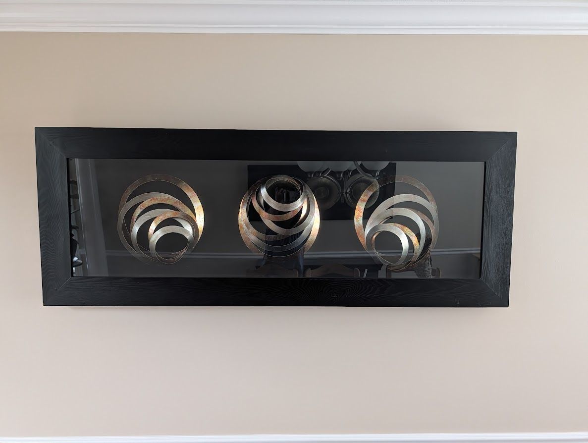 Mid-Century Modern Horizontal Circular Sculpture