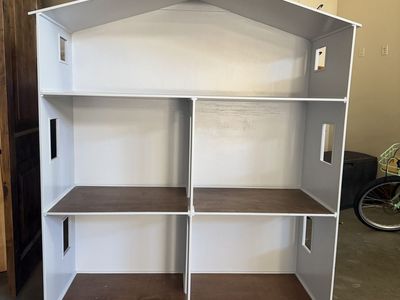 Large American Girl Wooden Dollhouse - Multi-Room Open Design