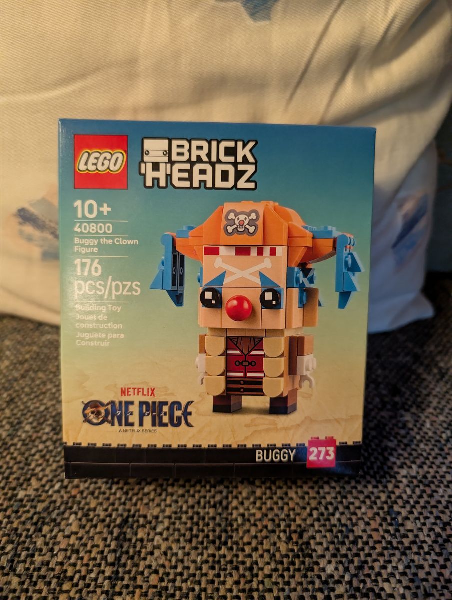 LEGO BrickHeadz One Piece Buggy the Clown Figure 40800 - NEW