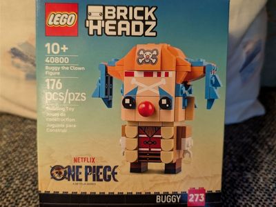 LEGO BrickHeadz One Piece Buggy the Clown Figure 40800 - NEW