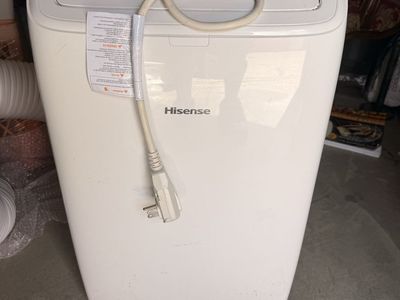 Hisense Portable Air Conditioner Bluetooth/Remote 8000 BTU model HAP0824TWD
