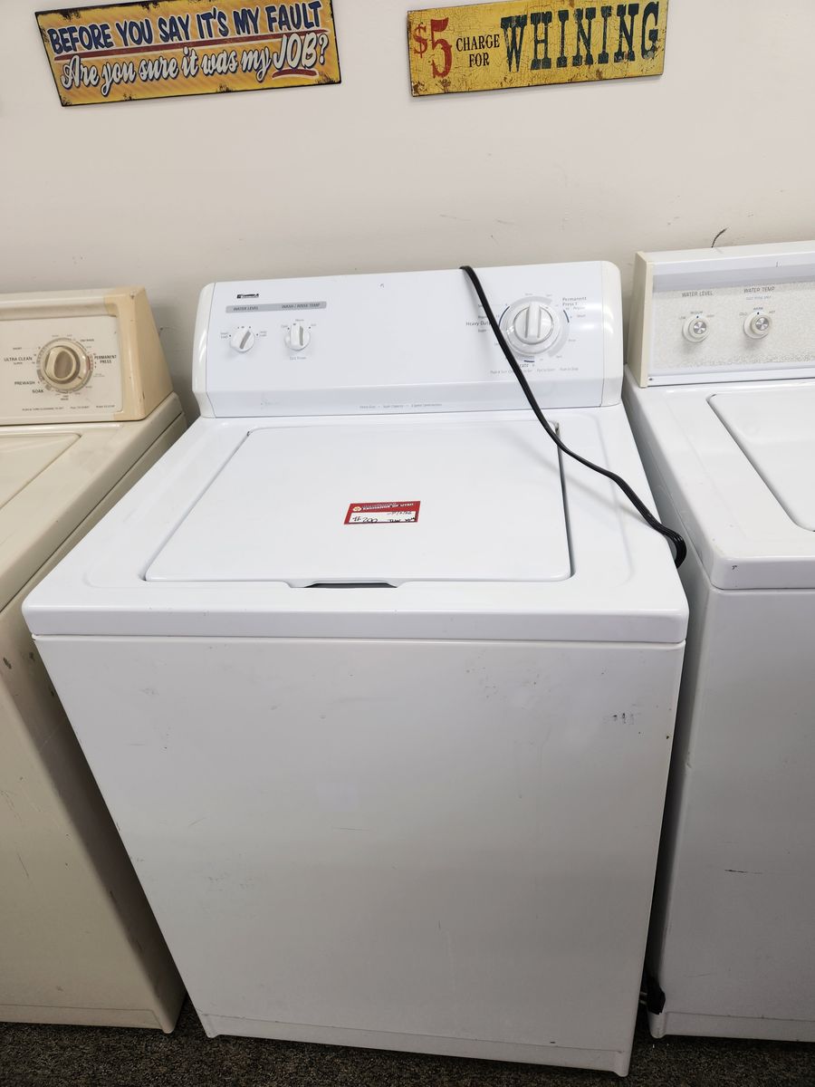 Kenmore White Top-Load Washer, Standard Capacity