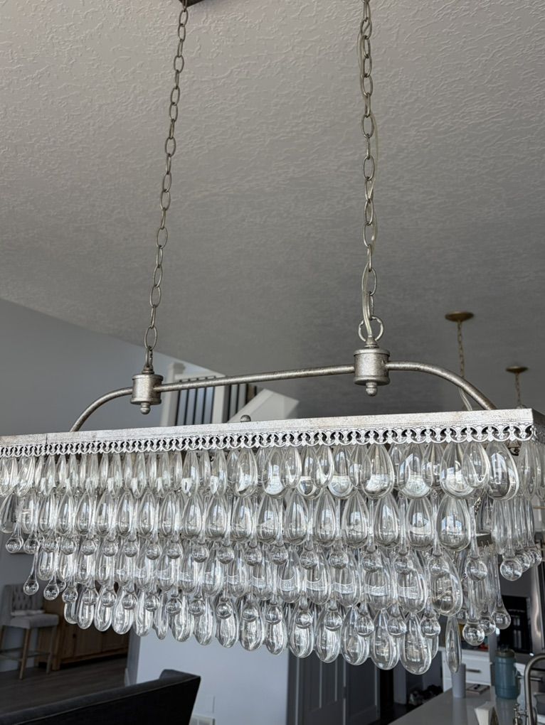 Antique Silver Chandelier