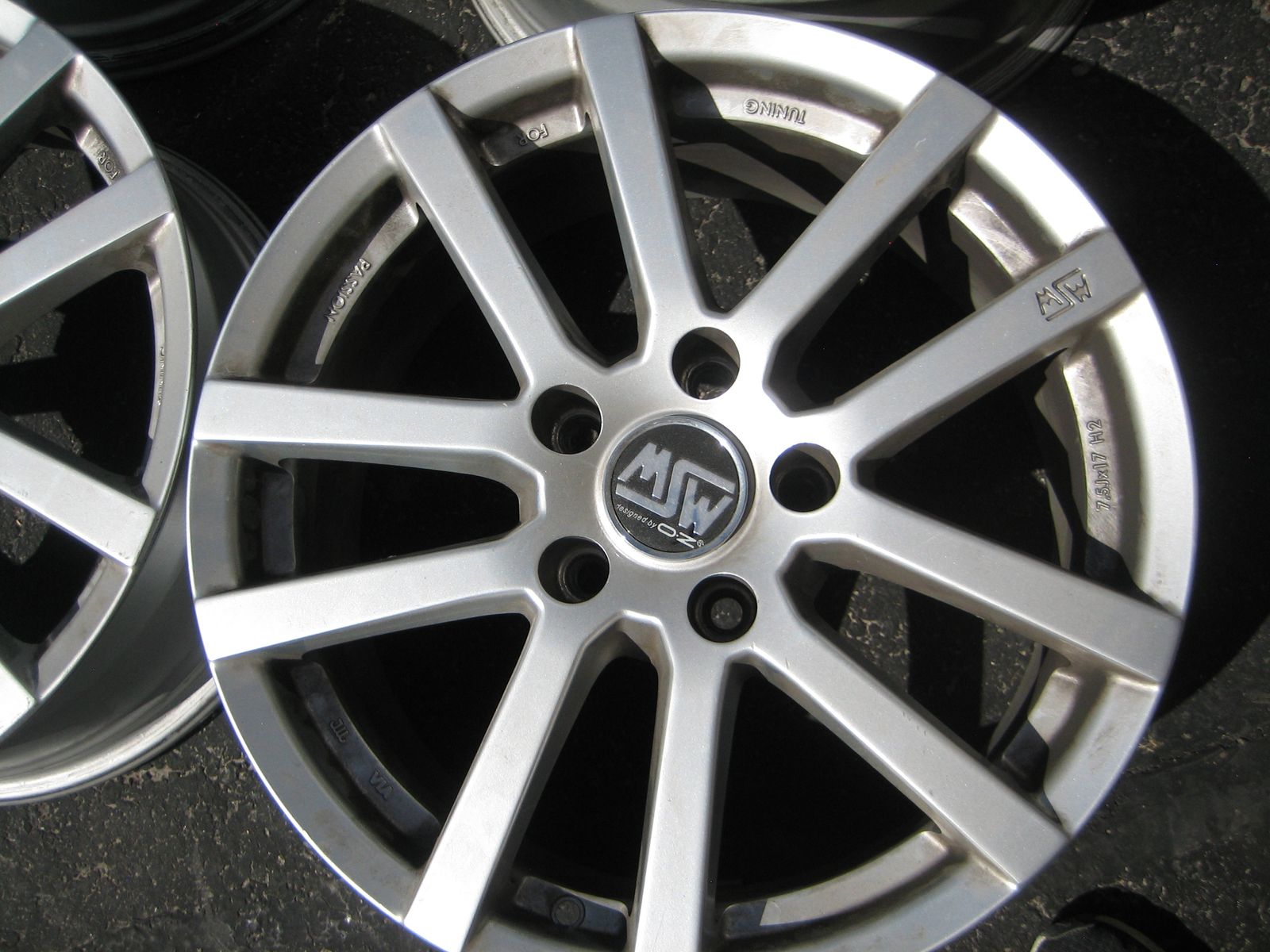 MSW Alloy Wheels 7.5 J x 17" H2