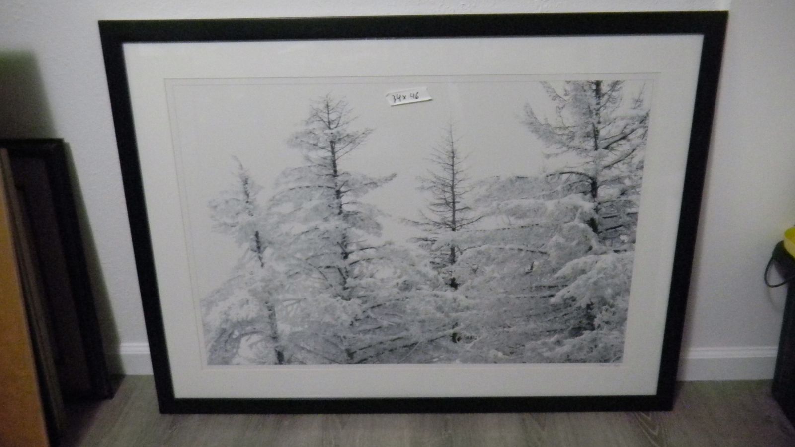 Signed  Howard Ruby  Winter trees 