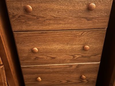 4 Drawer Wood Dresser