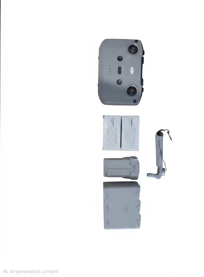 DJI Drone Accessories Set - RC-N1 Controller, Battery Charging Hub, & Extra Batteries