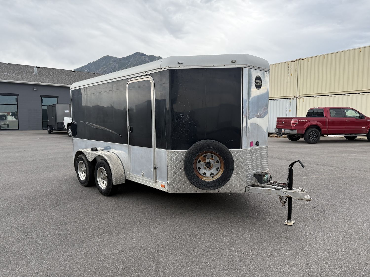 2012 Used USED Wells Cargo Cycle Wagon 7x12