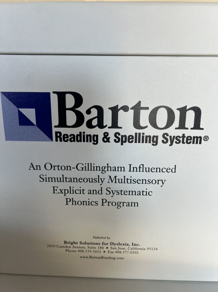 Barton Spelling And Reading