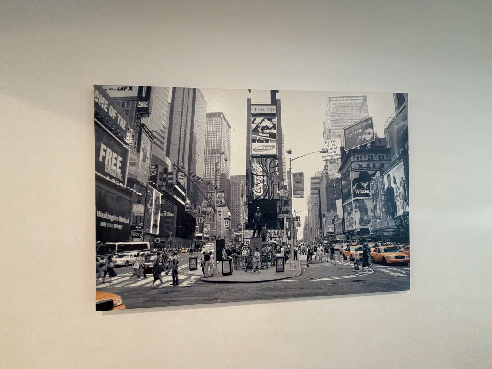 Print of Time Square