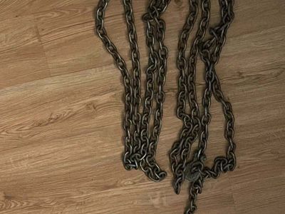Heavy Duty Industrial Tow Chain with Hooks