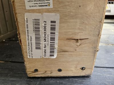 Tusk full windshield with vent for Polaris UTV. NEW in crate
