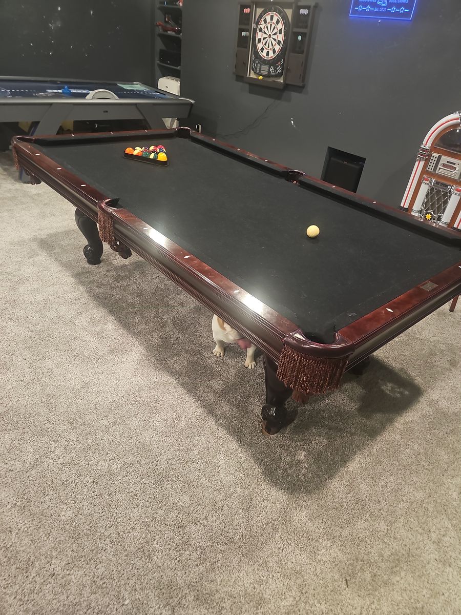 Brunswick 8' Slate Pool Table – Premium Brazilian Slate – $1,600 OBO