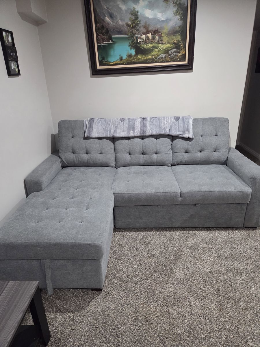 Couch- Fold Out into Sleeper