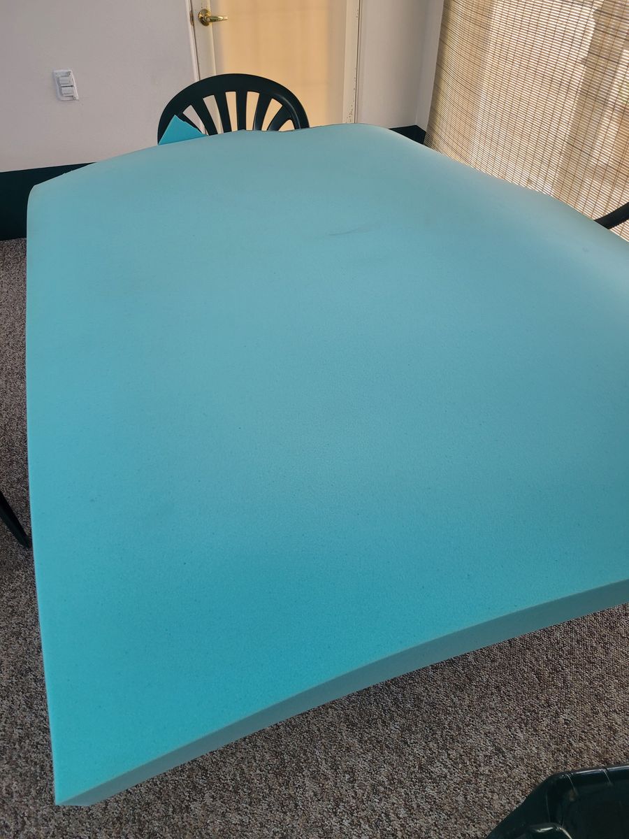 RV Queen memory foam topper