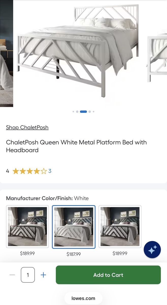 Queen Metal Bed Frame